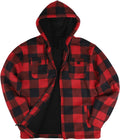 Mens Plaid Flannel Shirt Heavyweight Warm Casual Button Down