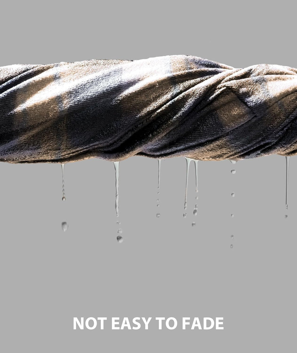 3 Pack Mens Flannel Hoodie Shirts Long Sleeve Plaid Button Down Hooded Shirts Casual Brushed Jacket with Pocket