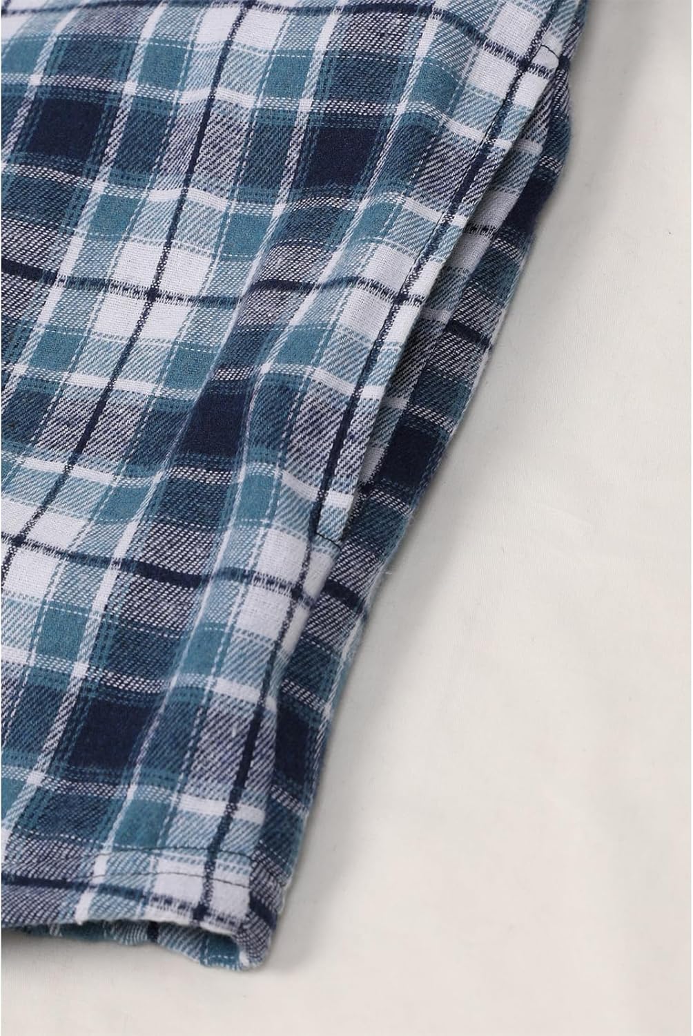 Mens Plaid Sherpa Lined Shirt Jacket Full Zip Hooded Warm Flannel