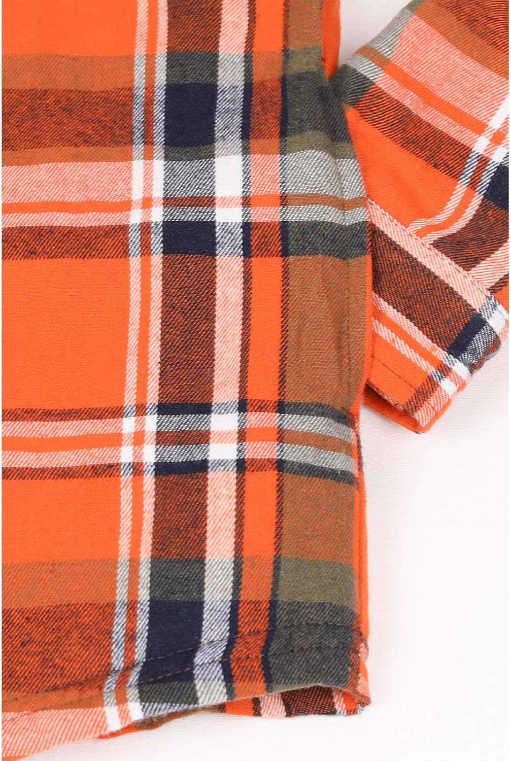 Mens Plaid Sherpa Lined Shirt Jacket Full Zip Hooded Warm Flannel