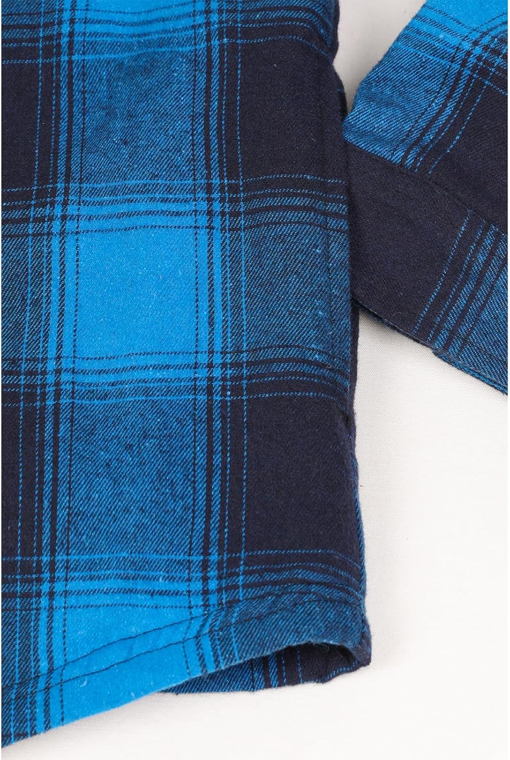 Mens Plaid Sherpa Lined Shirt Jacket Full Zip Hooded Warm Flannel