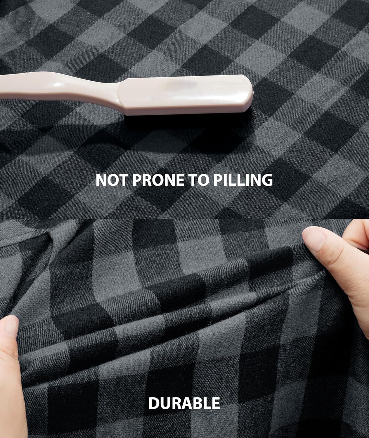 3 Pack Mens Flannel Hoodie Shirts Long Sleeve Plaid Button Down Hooded Shirts Casual Brushed Jacket with Pocket