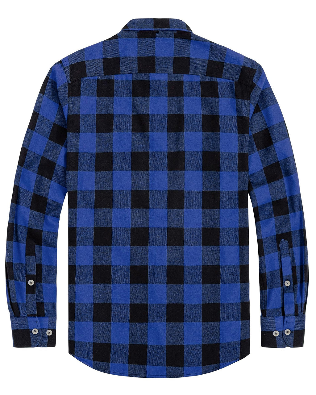 Mens Flannel Plaid Shirt Long Sleeve Button Down Casual Work Shirt Jacket